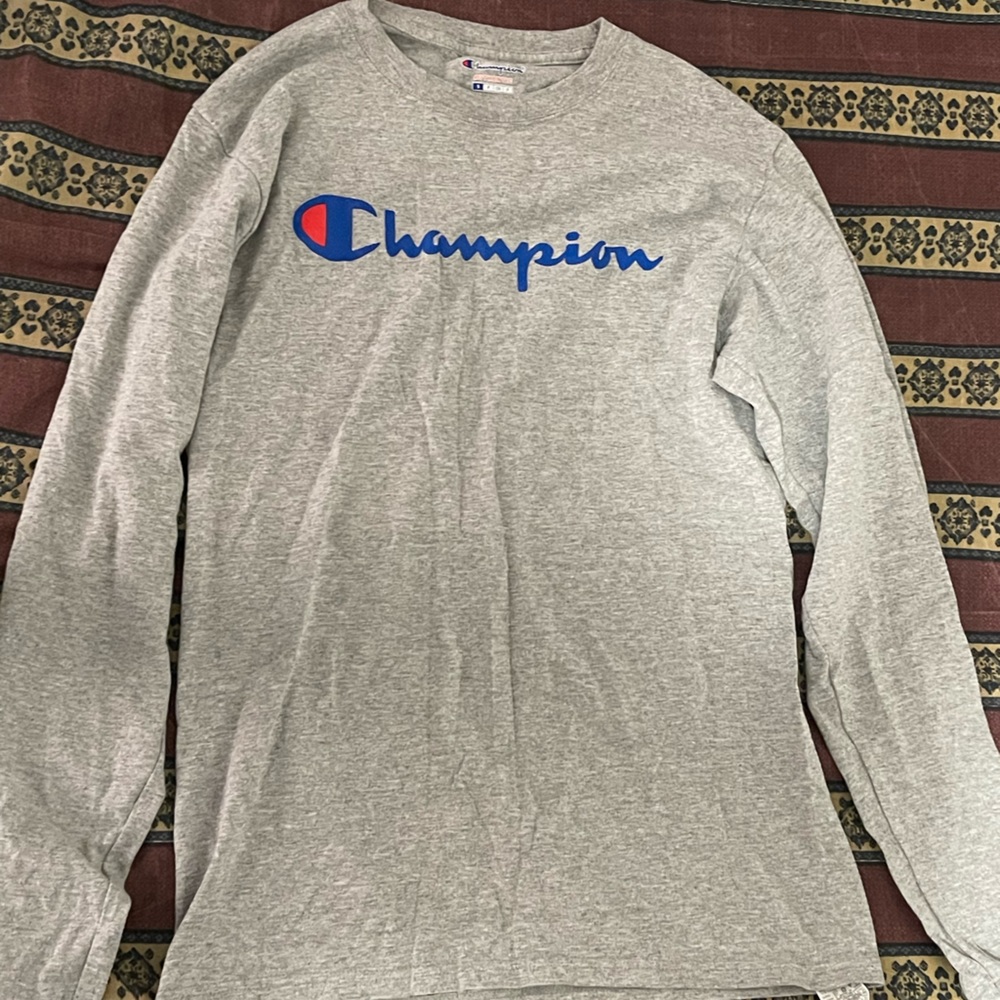 Gray Long Sleeve Tee